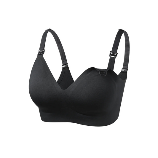 Sostén de Lactancia Ultra Suave -  Negro | MomCozy