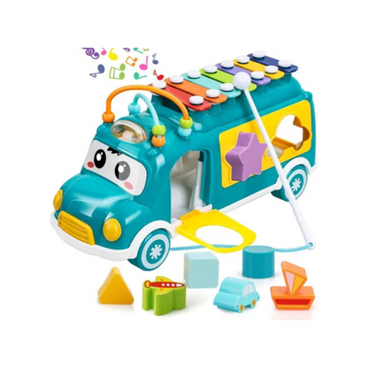 Bus Musical para Niños - Verde | Huanger