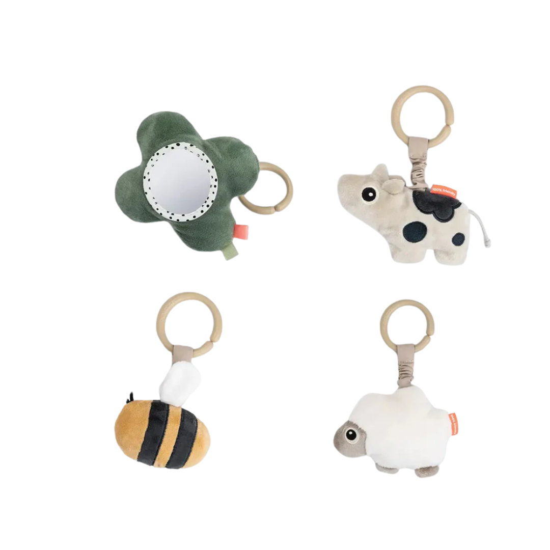 Gimnasio de Juego de Actividades Tiny Farm - Rosa | Done by deer