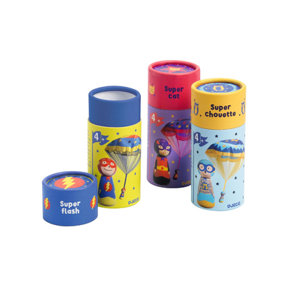 Paracaidistas Flying Heroes - Super Flash | Djeco