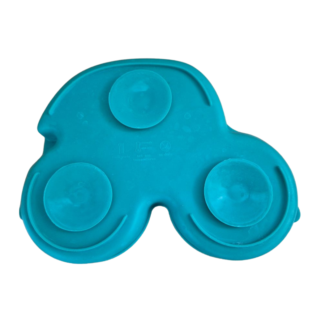 Plato de Silicona con Succión - Auto | The Baby Nation