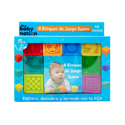 Set de 8 Bloques de Juego Suave | The Baby Nation