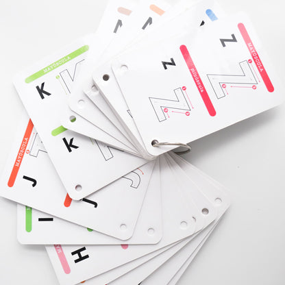 Set of educational cards - alphabet