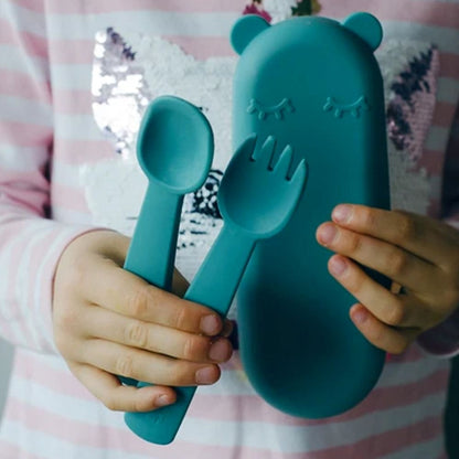 Cutlery with Blue Box