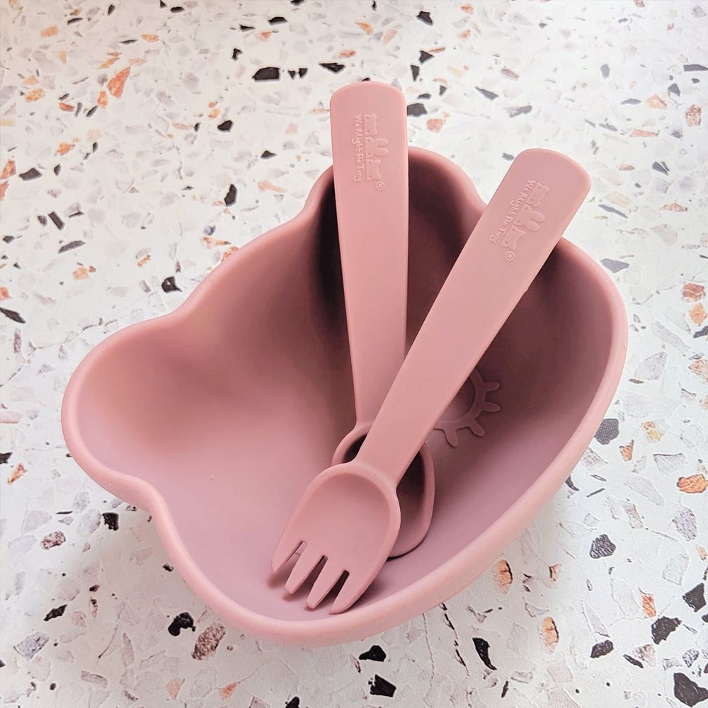 Cubiertos con Caja - Rosa Viejo | We Might Be Tiny