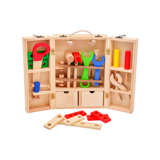 Maleta de Herramientas Infantil de Madera Pablo - Multicolor | Form Design