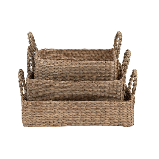 Pack de 3 Canastos Organizadores Amelia - Natural | Form Design