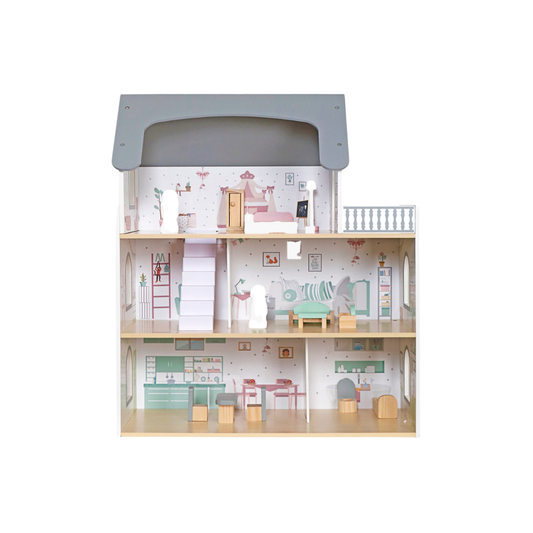 Casita de Muñecas Infantil de Madera Dana - Multicolor | Form Design