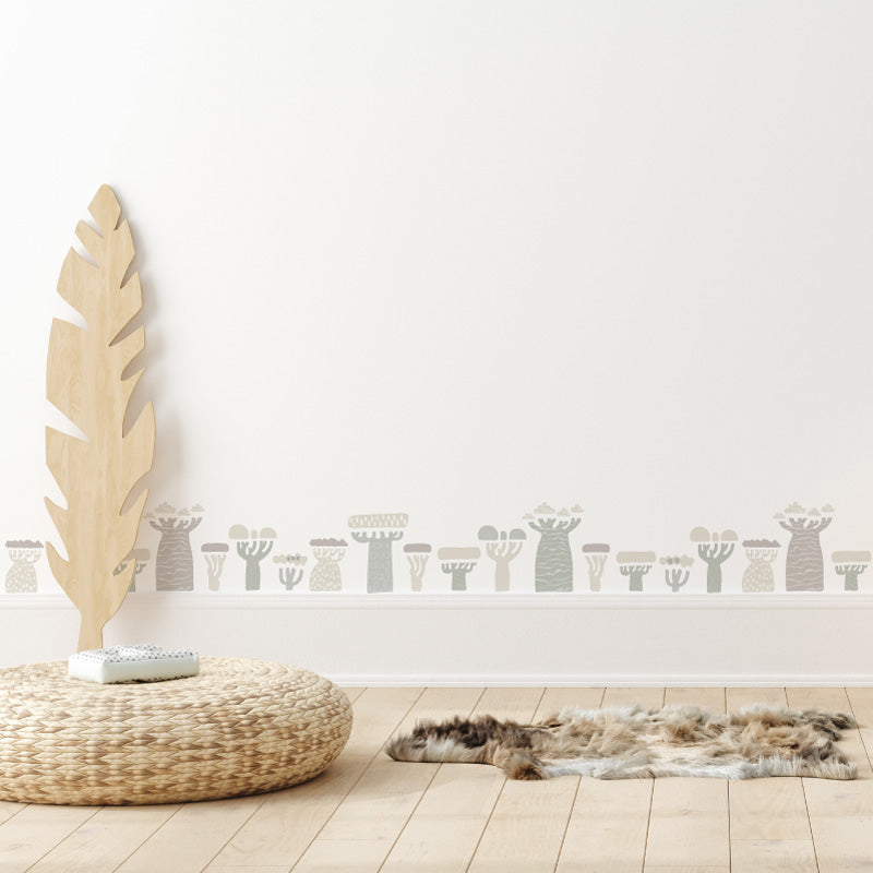 Decorative Wall Stickers - Baobab Four-color