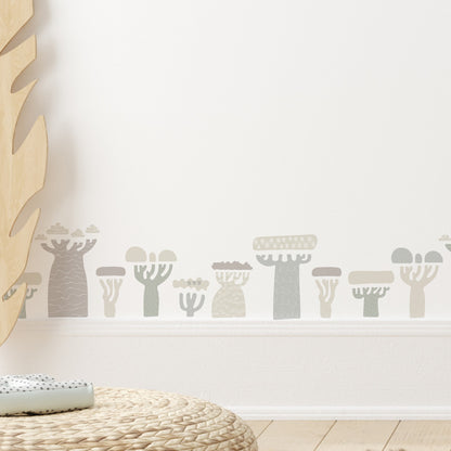 Decorative Wall Stickers - Baobab Four-color