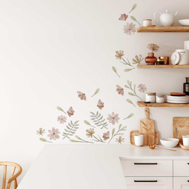 Decorative Wall Stickers - Floral Set