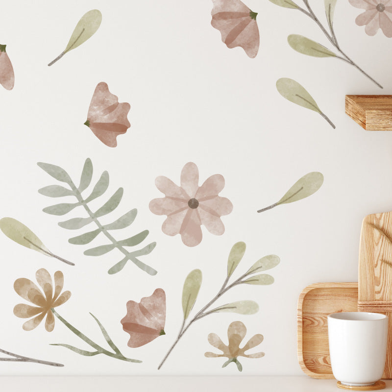 Decorative Wall Stickers - Floral Set