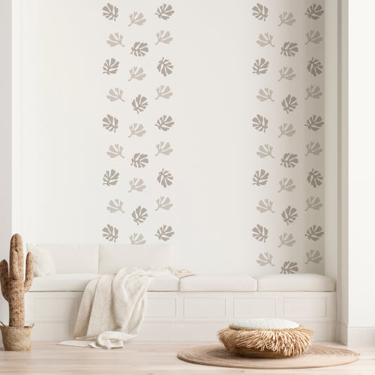 Stickers Decorativos Para Muros - Hoja Monstera Taupe | Murami
