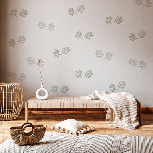 Stickers Decorativos Para Muros - Hoja Monstera Oliva | Murami