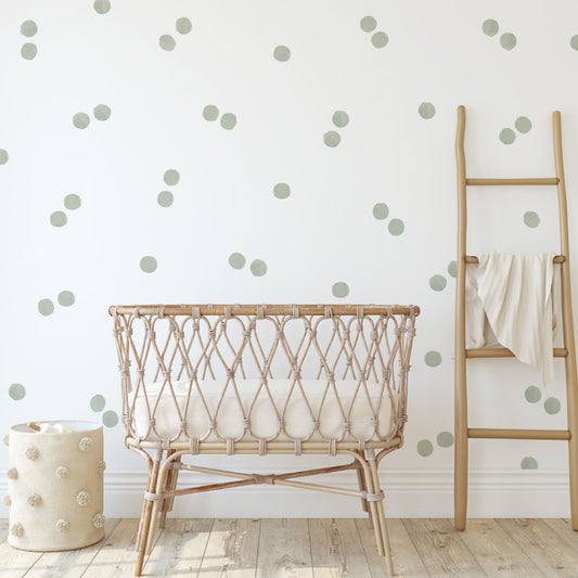 Stickers Decorativos Para Muros - Lunares Verde Claro | Murami