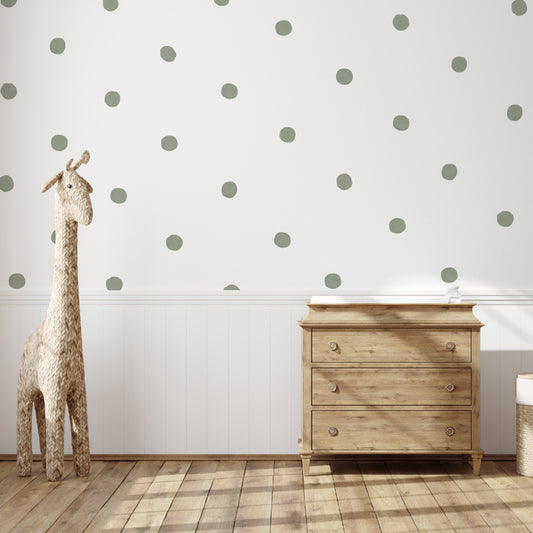Stickers Decorativos Para Muros - Lunares Verde Oscuro | Murami