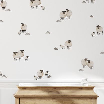 Decorative Wall Stickers - Sheep