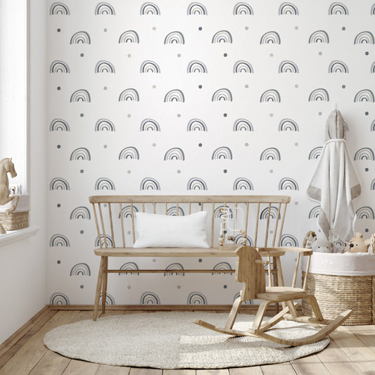 Decorative Wall Stickers - Blue Rainbow