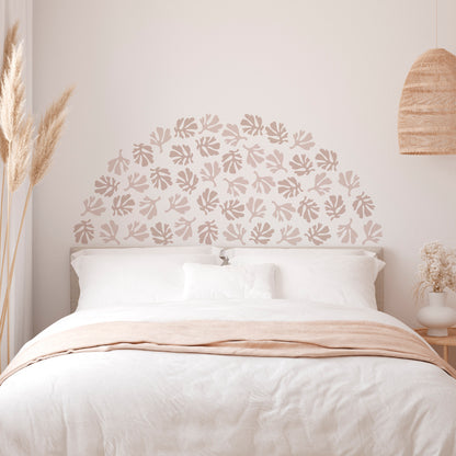 Decorative Wall Stickers - Pink Monstera Leaf