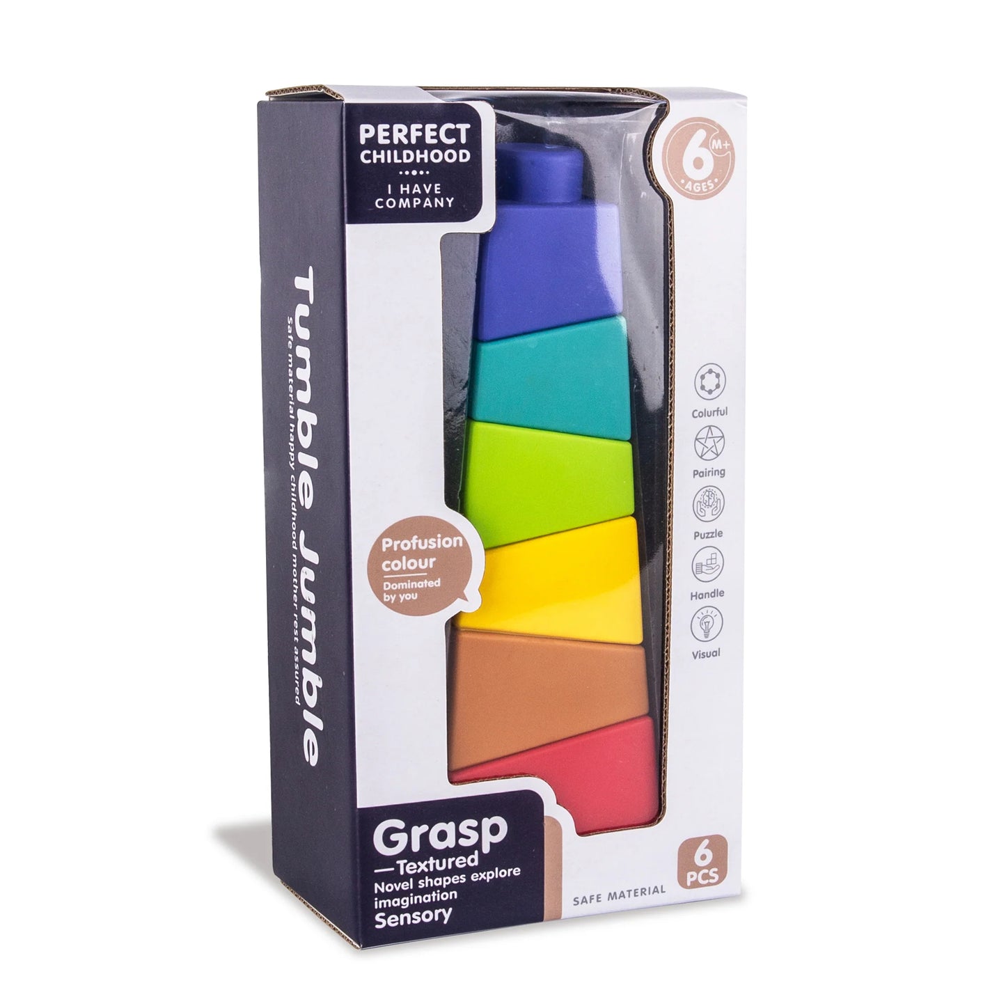 Torre de Encaje - 6 Piezas | Grasp