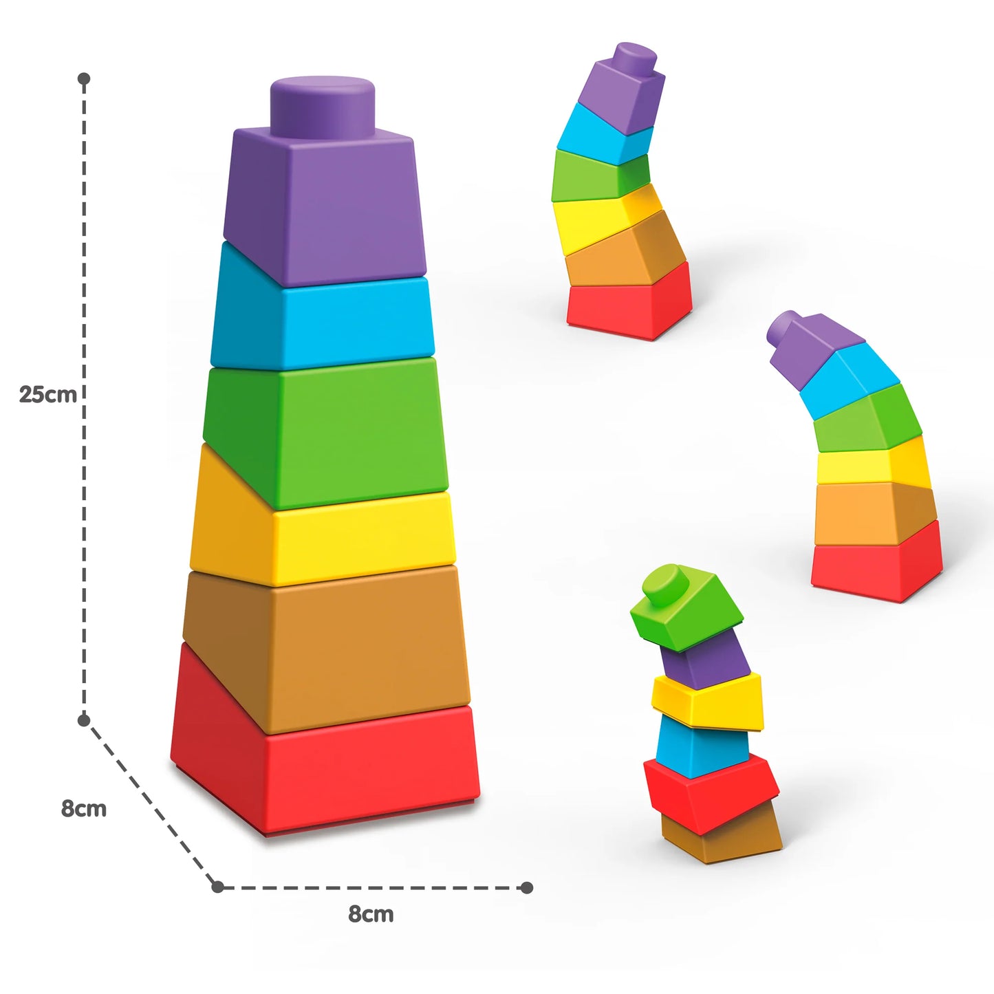 Torre de Encaje - 6 Piezas | Grasp