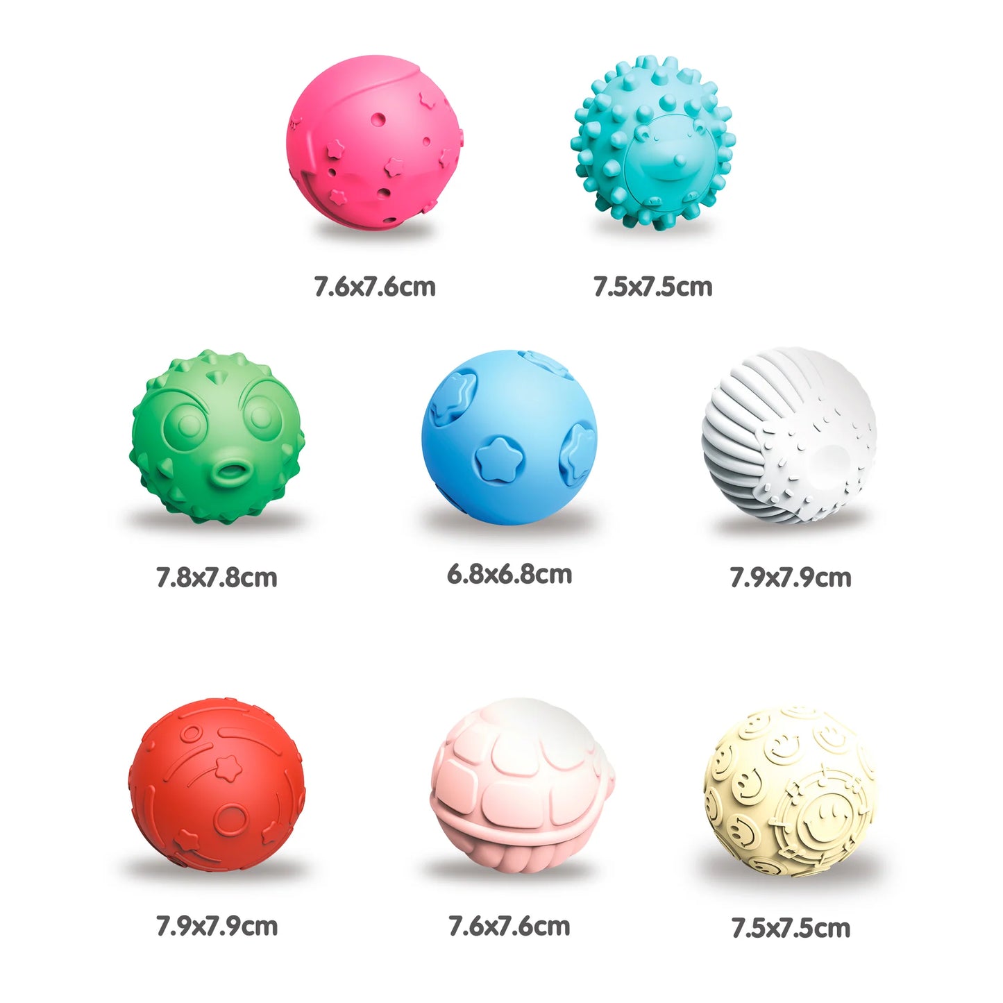 Sensory Ball Set - 8 Pieces