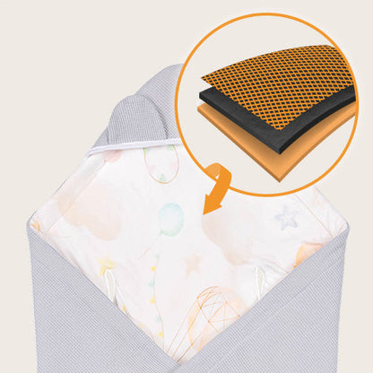Manta Envolvente para Silla de Auto - Grey Balloon | Lionelo