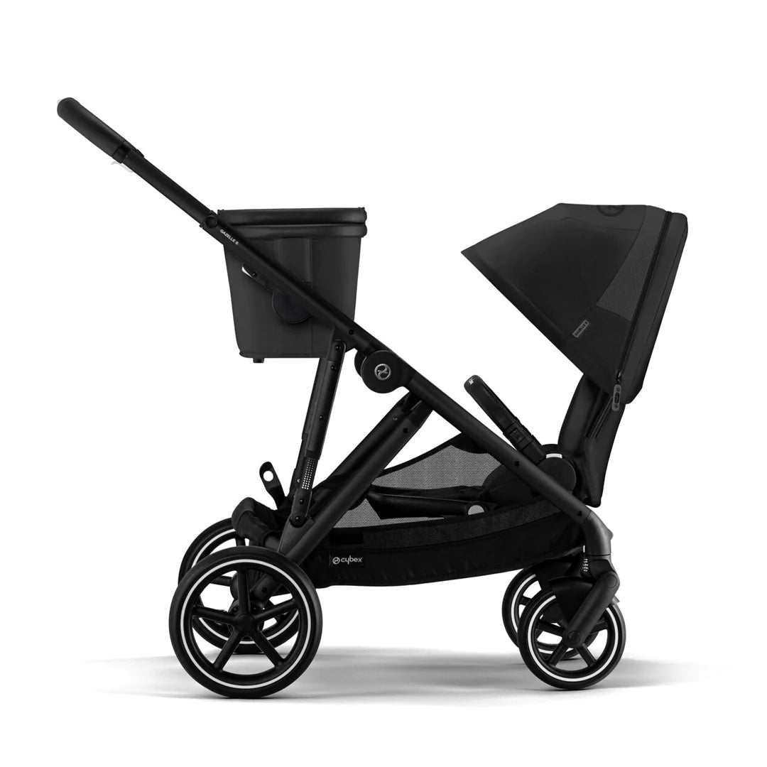 Travel System: Gazelle S + Silla Aton S2 + Base - Moon Black