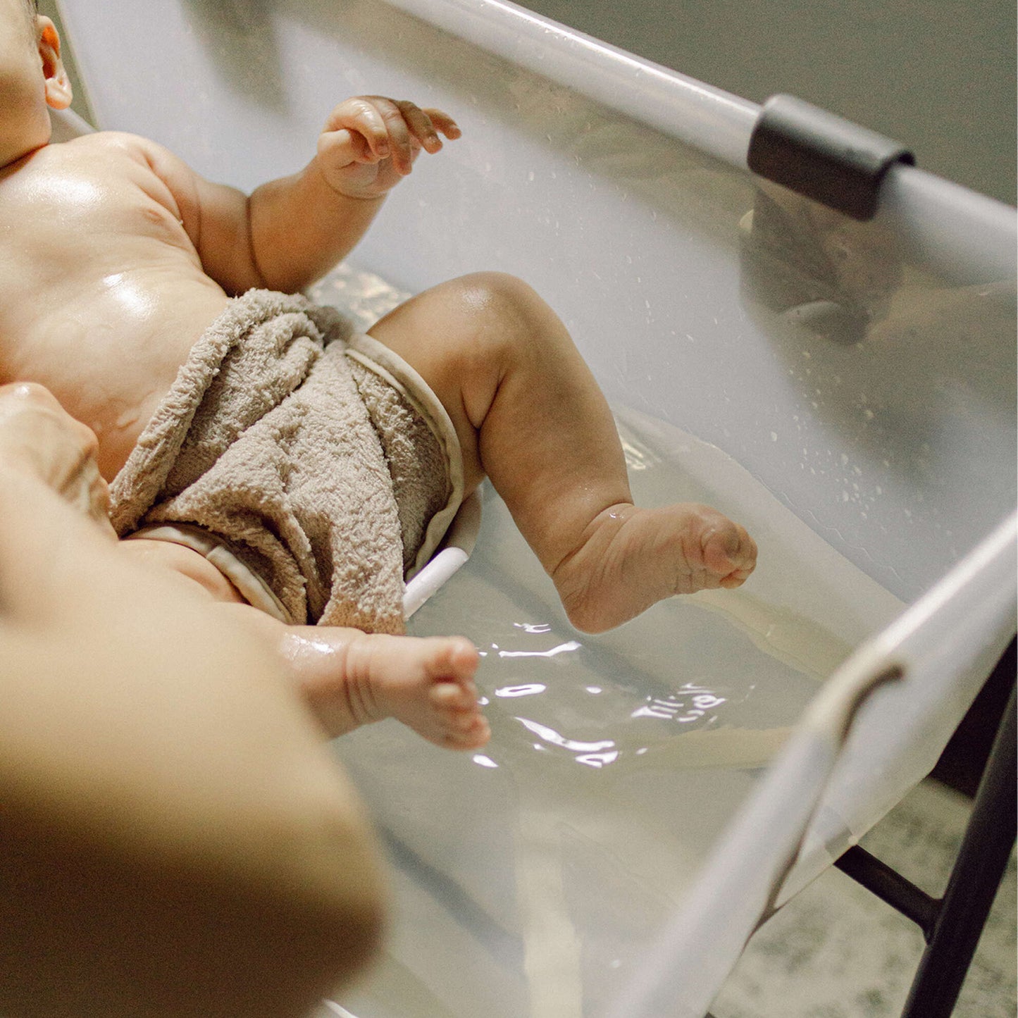 Pack Tina Plegable Flexi Bath® con Soporte para Recién Nacido - Blanco | Stokke