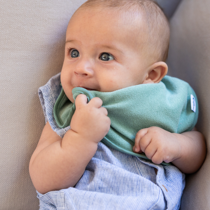 Pack 10 Baberos Impermeables - Arándano Pastel | Green Sprouts