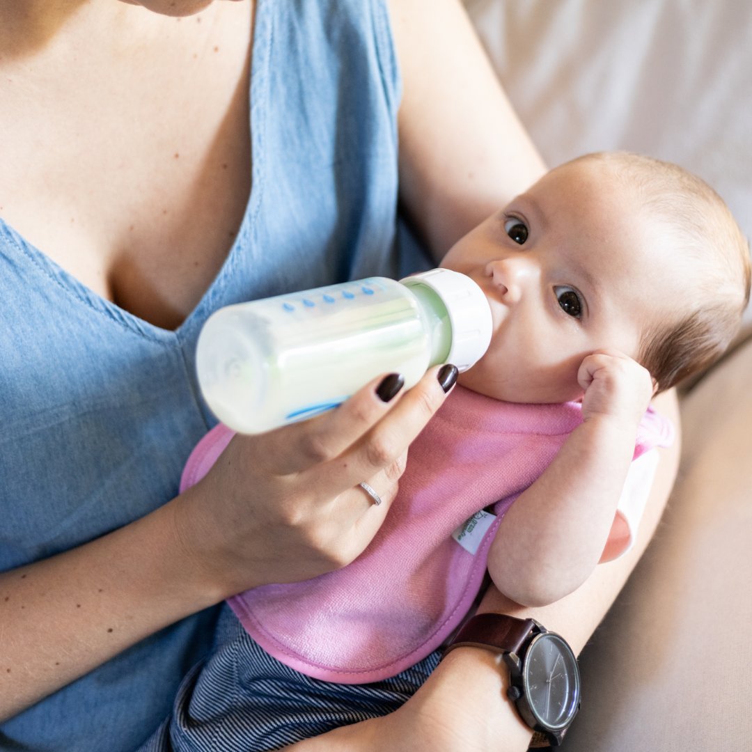 Pack 3 Baberos Impermeables Con Cuello - Rosa | Green Sprouts