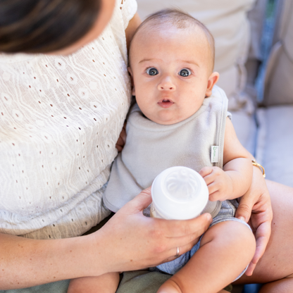 Pack 3 Baberos Impermeables Con Cuello - Aqua | Green Sprouts