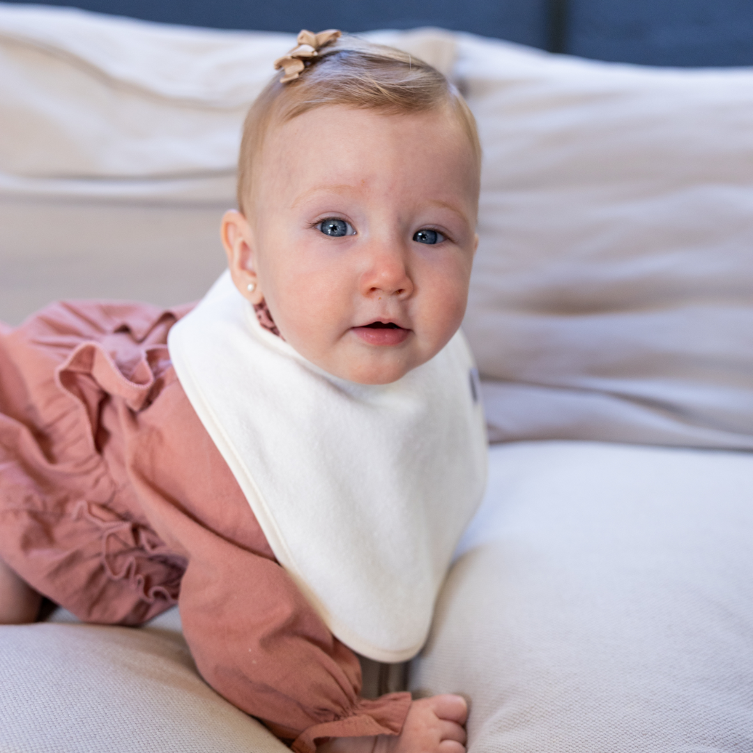 Pack 10 Baberos Impermeables - Rosa Pastel | Green Sprouts