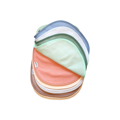 Pack 10 Baberos Impermeables - Arándano Pastel | Green Sprouts