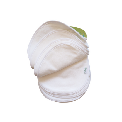 Pack 10 Baberos Impermeables - Blanco | Green Sprouts