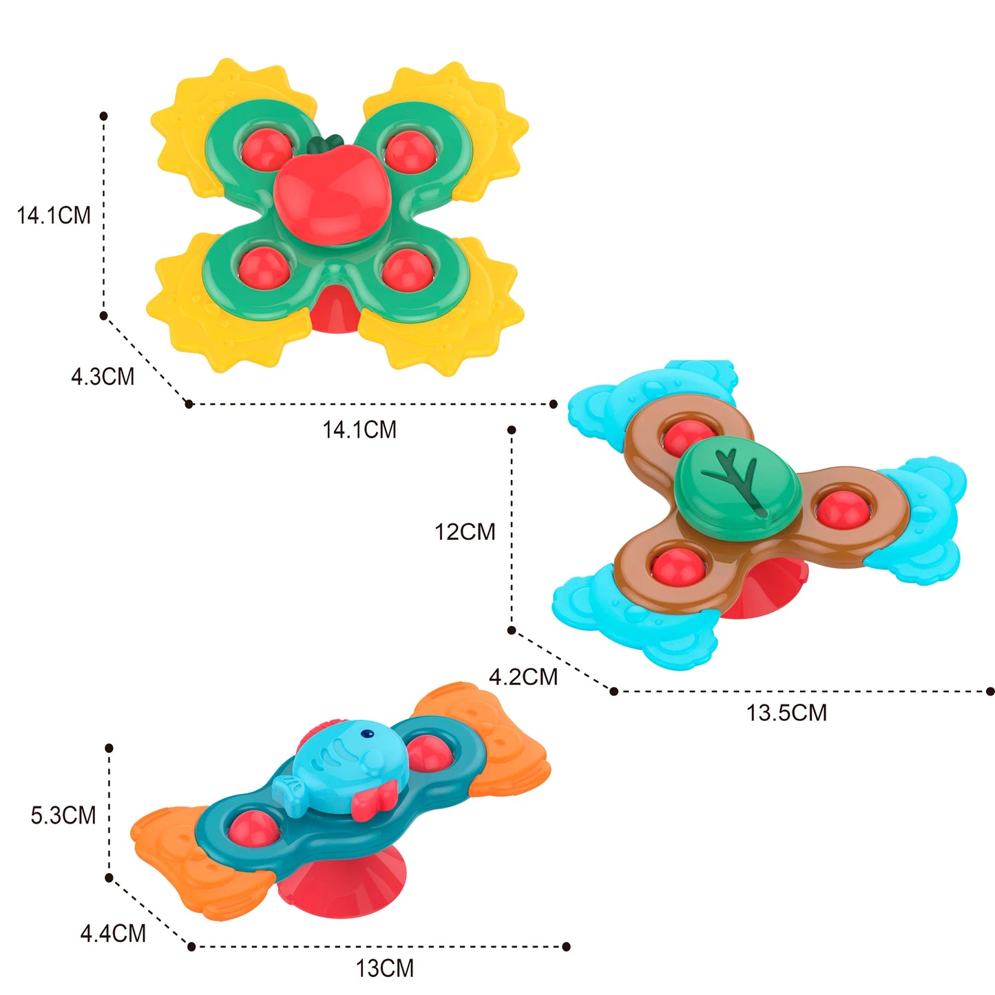Spinners Juguetes de Silicona Giratorios | Huanger