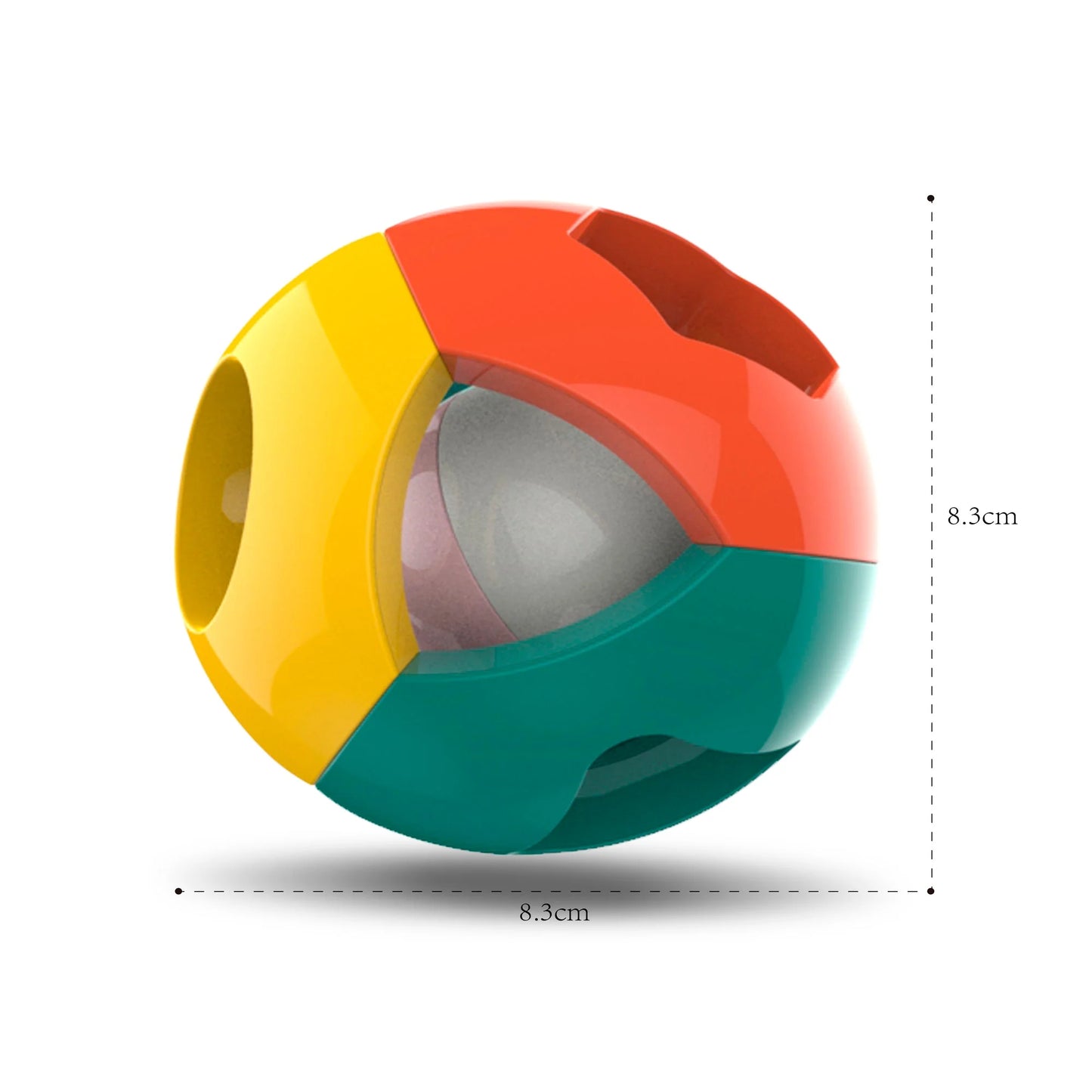 Pelota Didáctica con Sonajero | Huanger