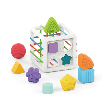 Montessori Sensory and Lacing Cube