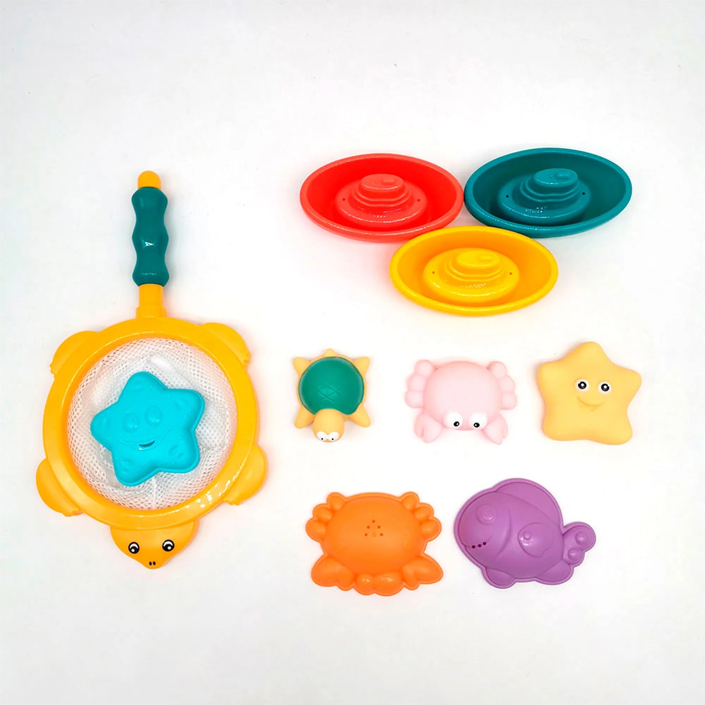 Juego de Agua Para Baño - Pesca Estrella - 10 Piezas | Huanger
