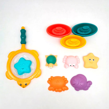 Juego de Agua Para Baño - Pesca Estrella - 10 Piezas | Huanger