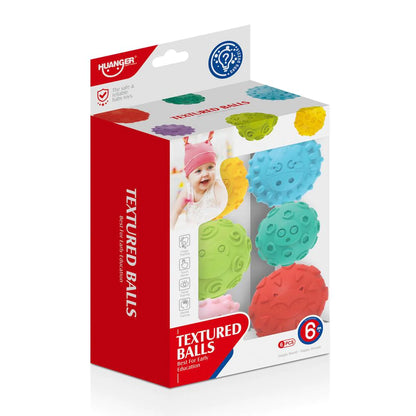 Textured Balls 6 Pieces