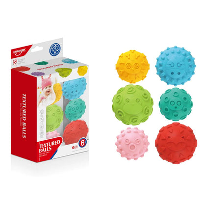 Textured Balls 6 Pieces