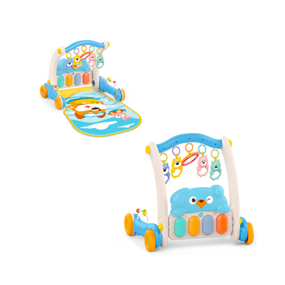 Gimnasio y Andador Infantil - Celeste | Huanger