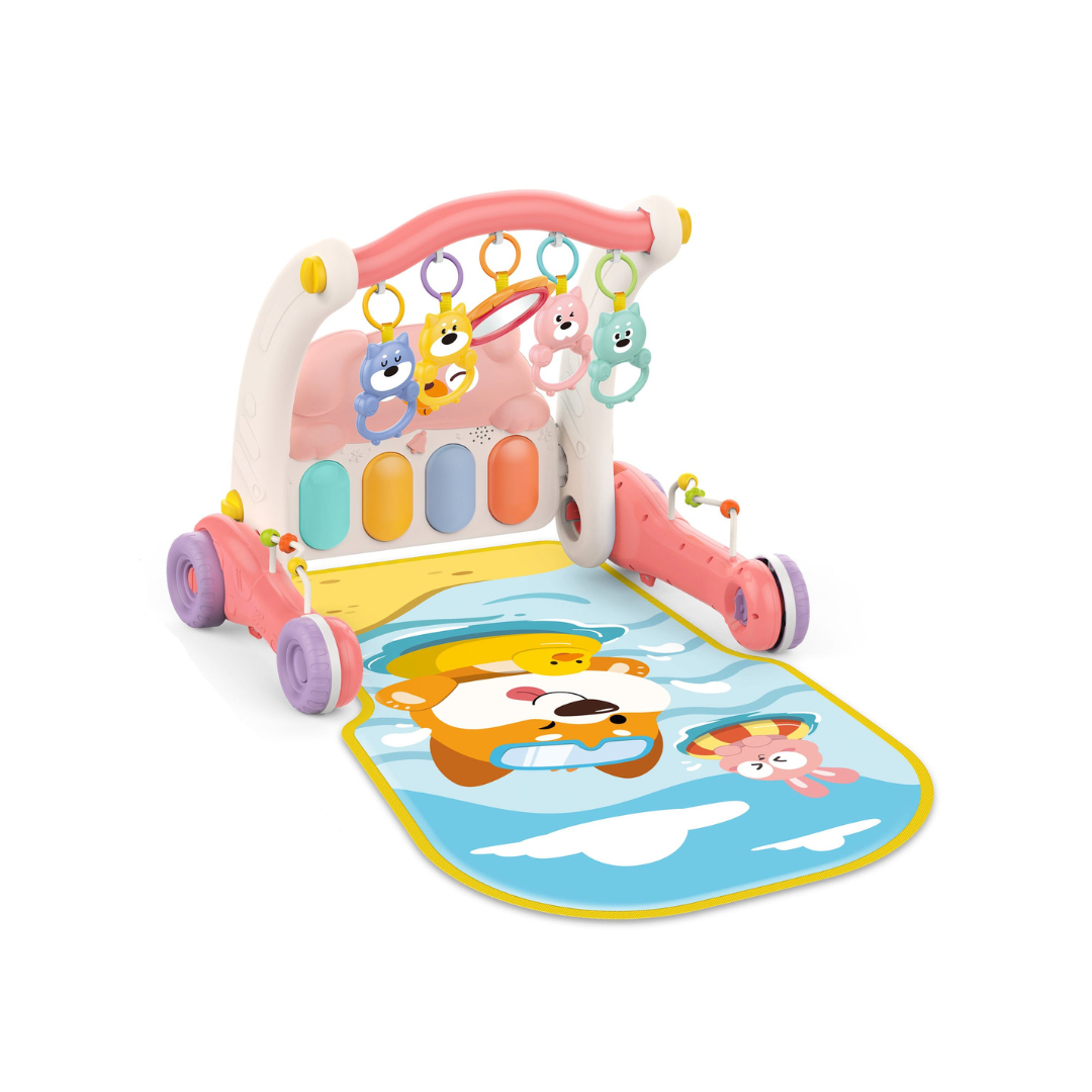 Gimnasio y Andador Infantil - Rosado | Huanger