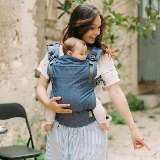 Mochila de Porteo Ergonómica - Boba X -  Chambray | Boba