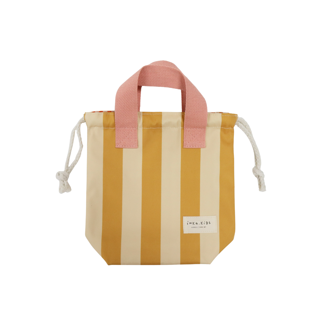 Snack Bag - Stripe Pink | Inka Kids