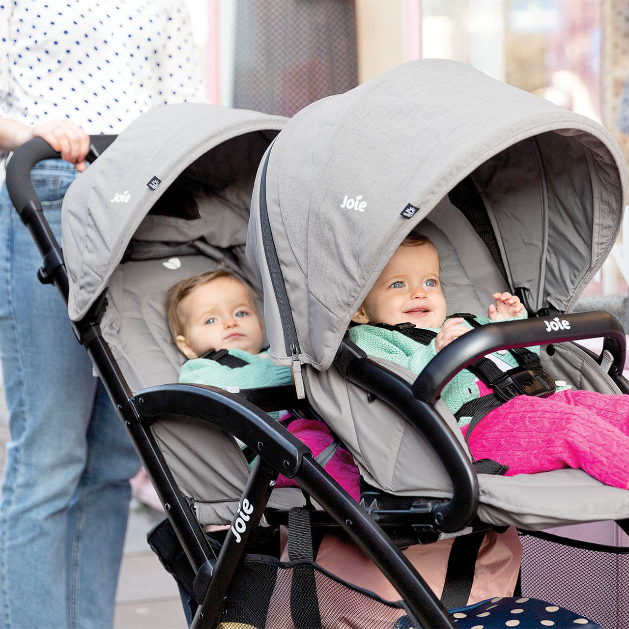 Evalite™ Duo Double Stroller - Pebble