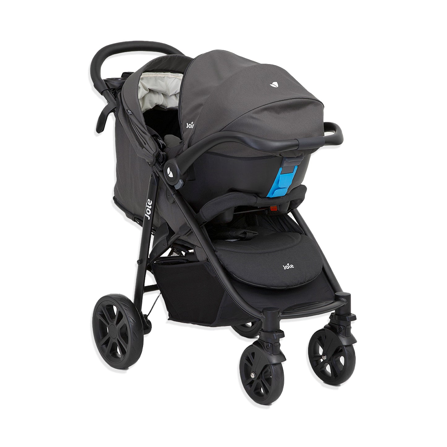 Travel System: Coche Litetrax™ 4 Coal + Silla Nido - Grafito