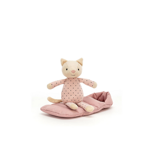 Gato Snuggler con Saco de Dormir | Jellycat