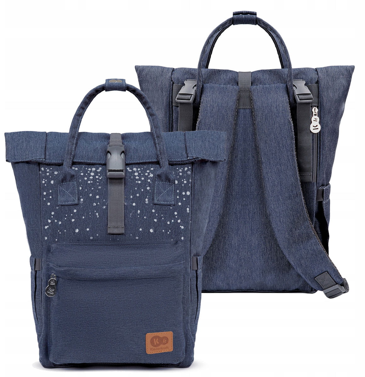 Mochila Maternal y para Coches Moonpack - Confetti Denim